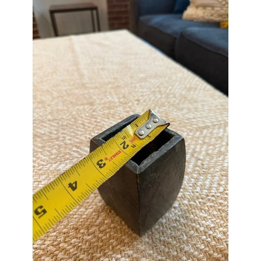 Dark stone bathroom cup